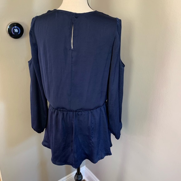 VENUS NAVY DRESS WITH STUDS - Picture 3 of 5